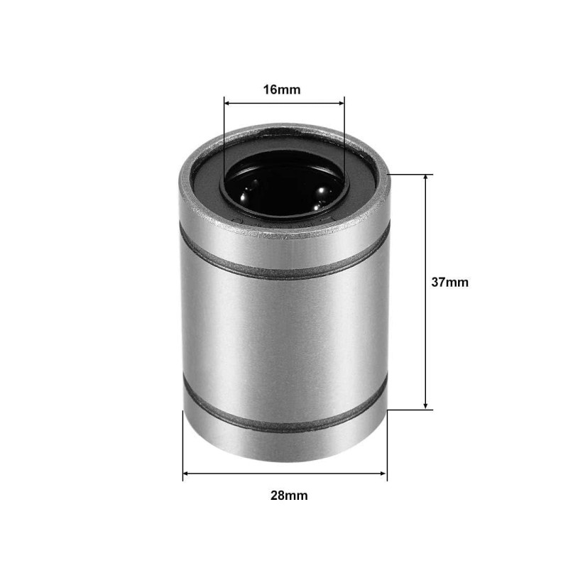 LM16UU Linear Ball Bearings For CNC Machine And 3D Printer