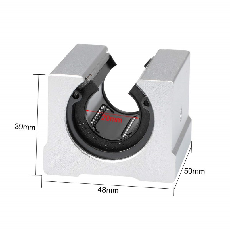 SBR20UU Linear Ball Bearing Slide Block Unit