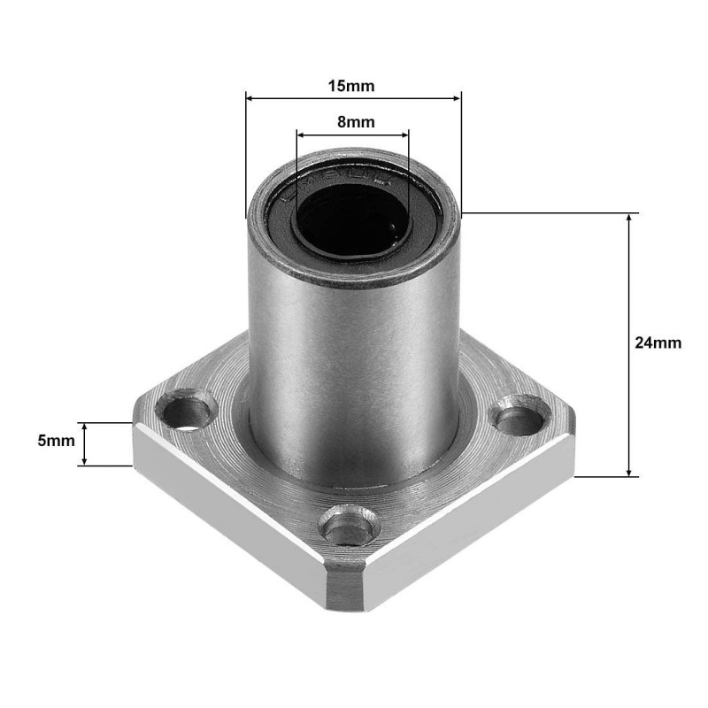 LMK8UU Linear Bearings Square Flange