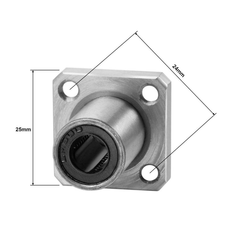 LMK8UU Linear Bearings Square Flange