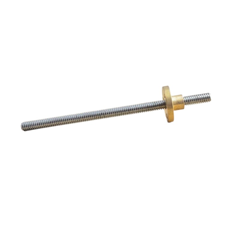 T4 Trapezoidal Screw 304 Stainless Steel With Brass Nut