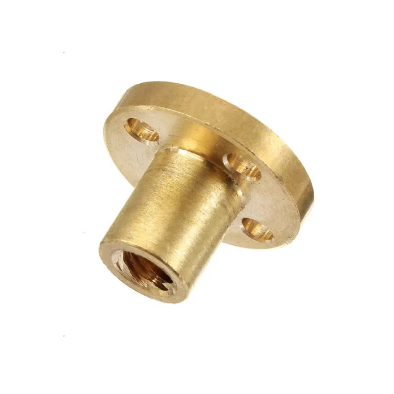 T8 Brass Nut For 8mm Diameter Leadscrew