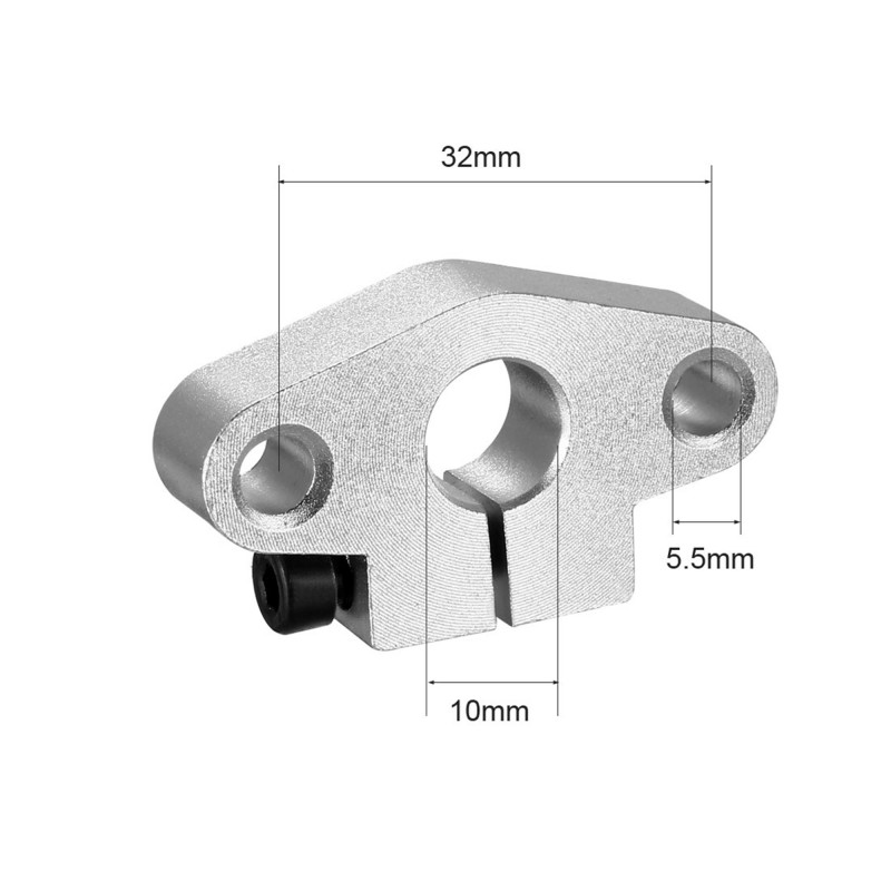 SHF10 Linear Rail Shaft Support